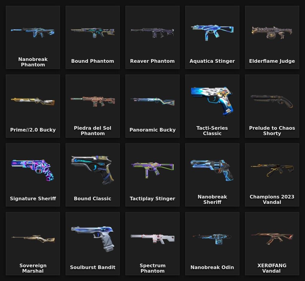 Region LATAM | Level 272 | 183 Skins, 17 Knives | Purchase history: $1600+ | Arcane bundle, Champions 2023 Vandal