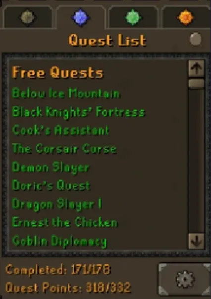 Main | 1910+ Total | 310+ QP | 99 Strength | 99 Attack | 99 Ranged | 96 Slayer | Avernic | Fire Cape | Assembler | Ferocious Gloves | Skilling Outfits | Rare Pet