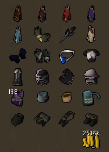 Ex Max Infernal Main | 2270+ | 320+QP | Avernic | B Gloves | E Void | Multiple Max Capes | Rogue Outfit