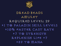 Dread Beads Amulet