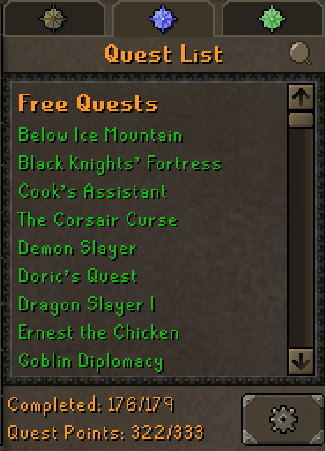 Main | 1920+ Total | 320+ QP | 90 Ranged | Fire Cape | Void | Assembler | B Gloves | MA2 Cape | Skilling Outfits