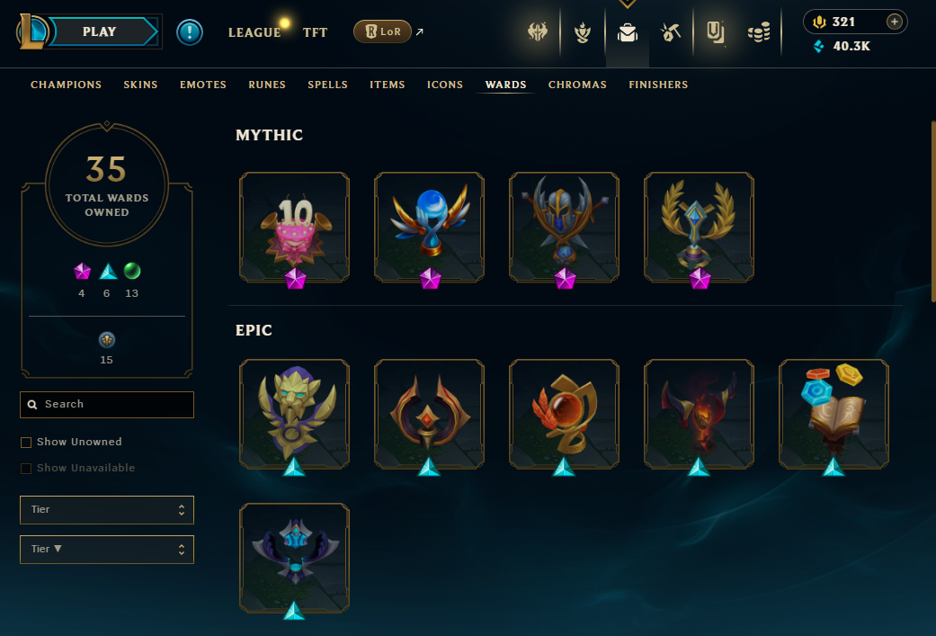 NA | 605 Skins | 162 Champions | PAX Twisted Fate , Young Ryze , Silver Kayle | 5 Mythics | ChicksQLOLS02