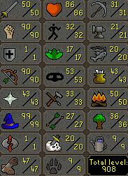 Legacy Pure - Infernal cape - Dizana's Quiver - 75 cmb lvl - Mith Gloves - DT1 - God Books - 50 Attack - 90 Strength - 90 Range - 99 Magic - 1 Defence - 100% Manual - Chicks17074
