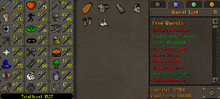Main | 1520+ Total | 60+ QP | Fire Cape | Graceful