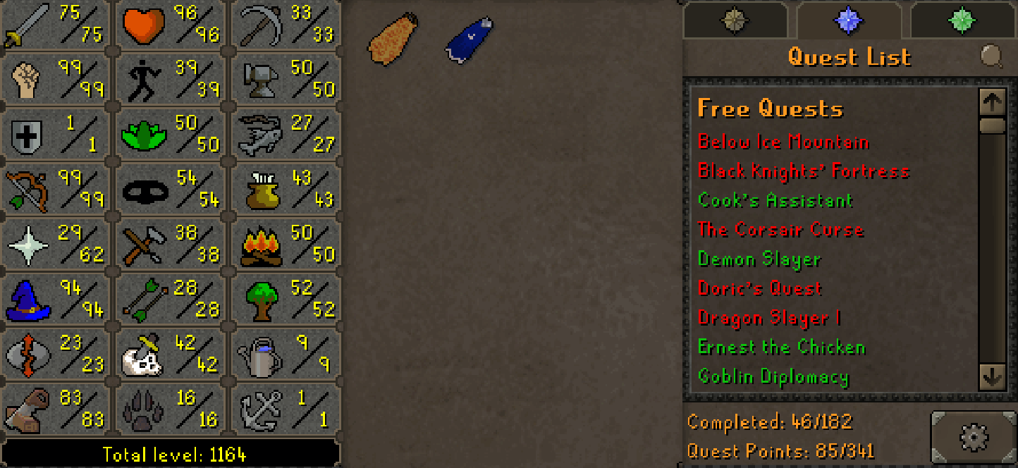 1 Def Pure | 1160+ Total | 80+ QP | Fire Cape | MA2 Cape