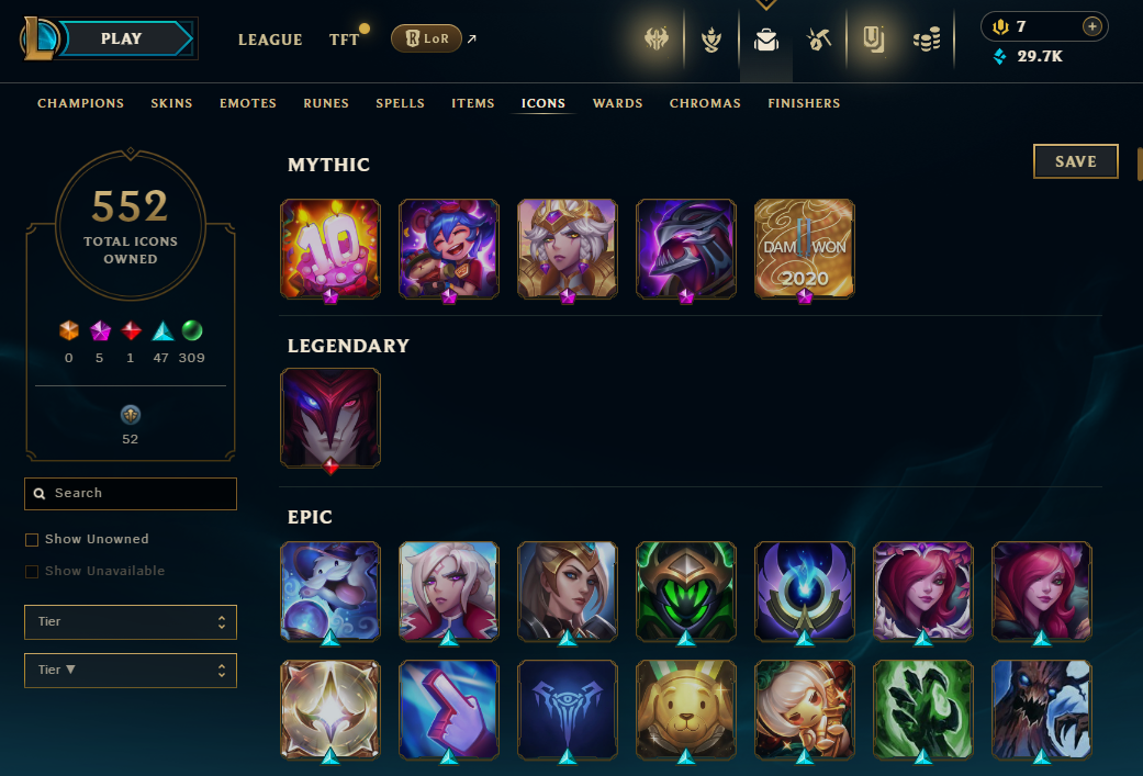 EUW | 1047 Skins | 162 Champions | Worlds 2012 Riven, Prestige K/DA Akali | 24 Mythics | ChicksQLOLS04