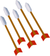 Adamant fire arrows (unlit)