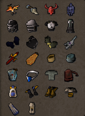 Main | 2200+ Total | 330+ QP | 99 Strength | 97 Ranged | 99 Magic | E Void | Fire Cape | Assembler | B Gloves | Graceful | Rare Pets