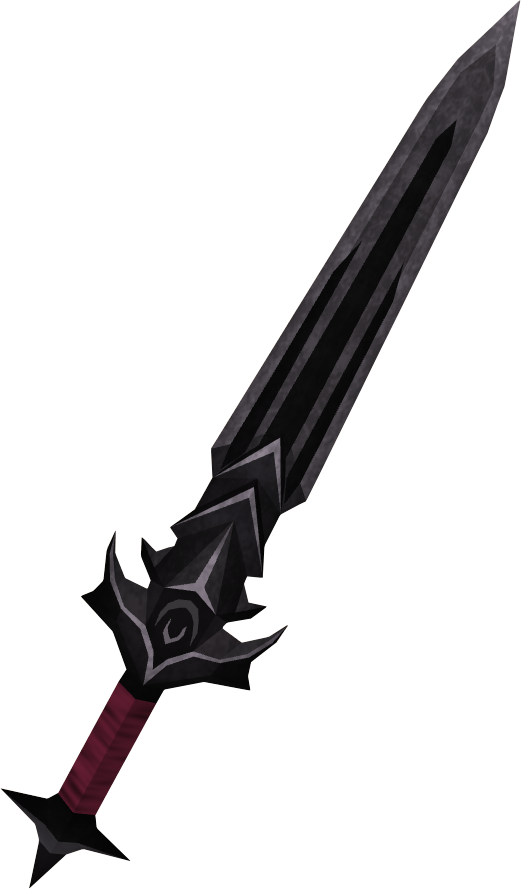 Black longsword