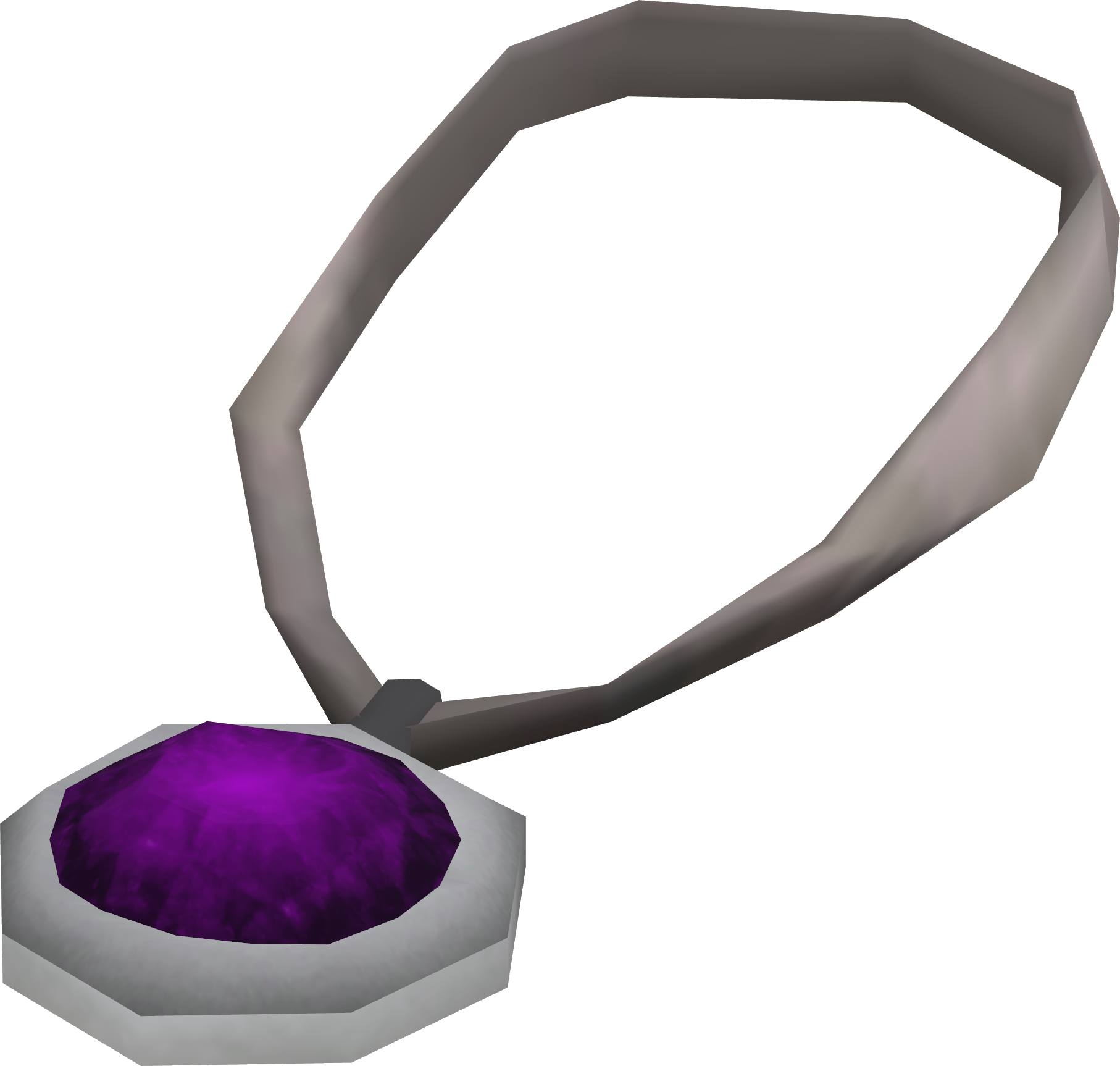 Platinum amulet
